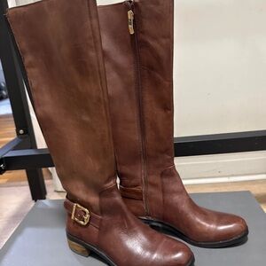 Vince Camuto Rich Brown Over the Knee Boots